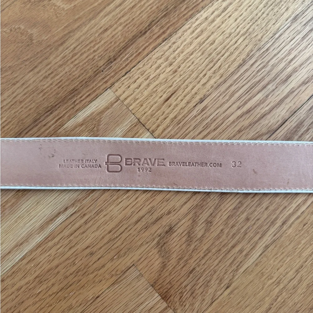 Vintage leather belt Brave leather belt size 32